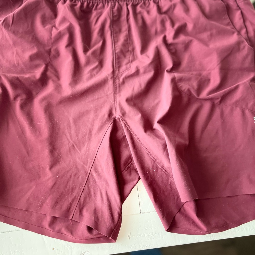 Peter Millar Maroon Athletic Shorts